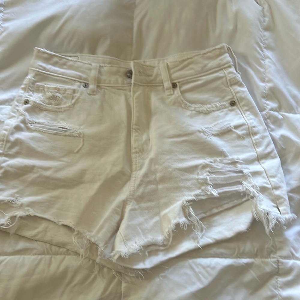 American Eagle White, Mom Shorts
